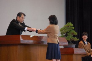 記念品贈呈