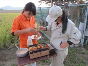 米粉入り卵焼きカステラの試作