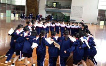 １年生１日研修in玉野スポーツセンター