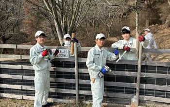 造園デザイン科・２年生　春のみやま公園実習