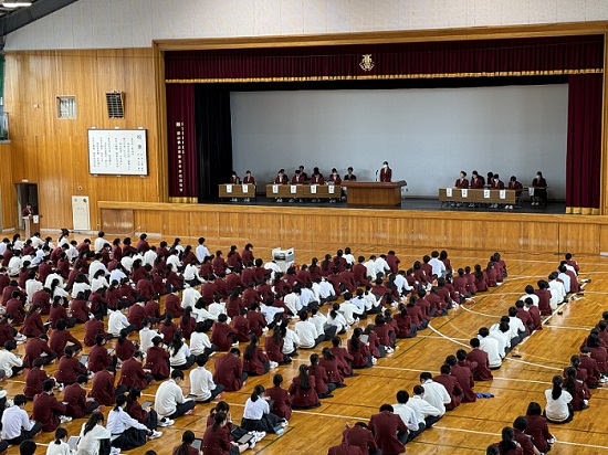 生徒総会〜よりよい興陽高校を目指して〜