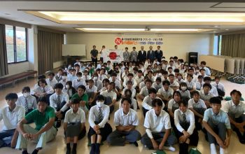 技能五輪国際大会銀賞おめでとう！興陽高校で報告会