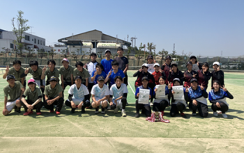 ソフトテニス選手権大会　地区予選会！