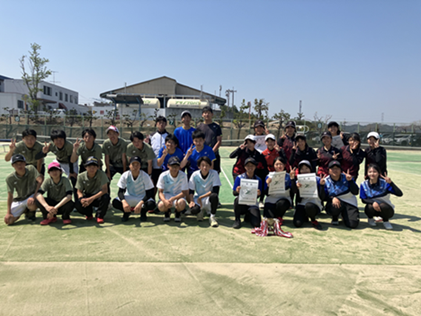 ソフトテニス選手権大会　地区予選会！