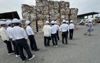 ３年エクスペリタイム　企業見学(岡山製紙、岩水開発)