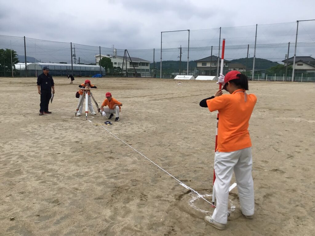 農業科×岡山県大会　2位！ ～岡山県学校農業クラブ：測量競技（平板の部）～