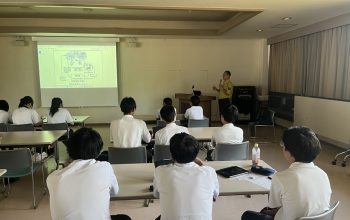 農業科×芳泉高校 ～協働学習：環境省 中国四国地方環境事務所　生物多様性保全企画官　秀田 智彦 氏の授業を学んでみた！～