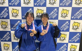 造園デザイン科・第６３回技能五輪全国大会で銅賞を受賞しました。