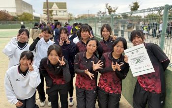 県新人ソフトテニス大会　女子ベスト８！！