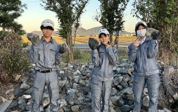 造園デザイン科２年生文化祭での取り組み「結の庭」・「ELDO NALD」