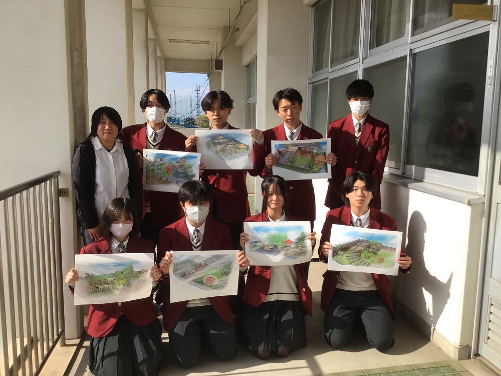 造園デザイン科３年生　ＣＡＤ講習会