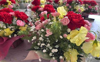 学科を越えて広がる学び！家政科・被服デザイン科がフラワーアレンジメントに挑戦！