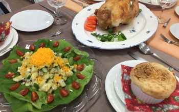 家政科３年　調理実習でクリスマスパーティー！