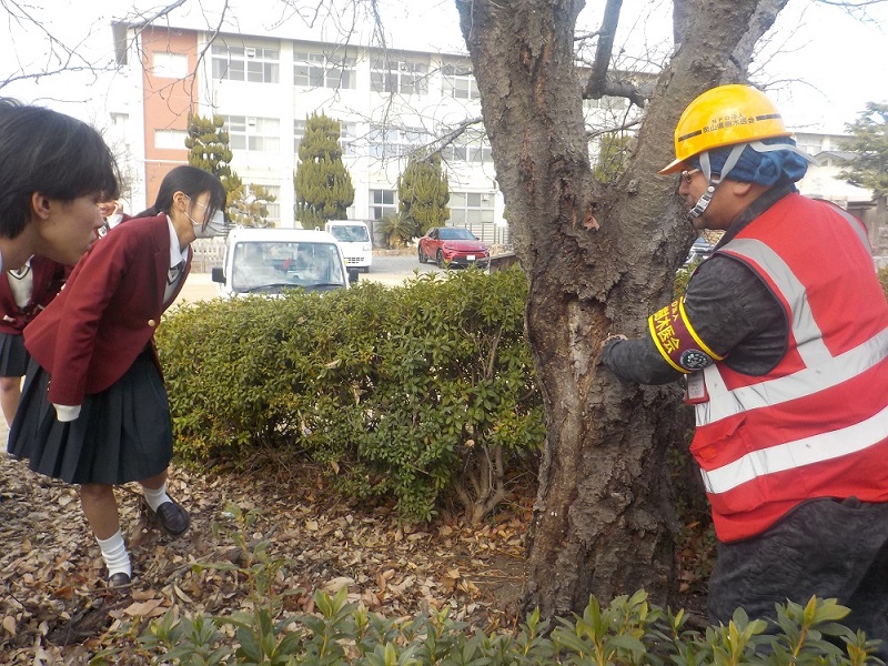 【造園デザイン科２年生】樹木の保護・育成講習会