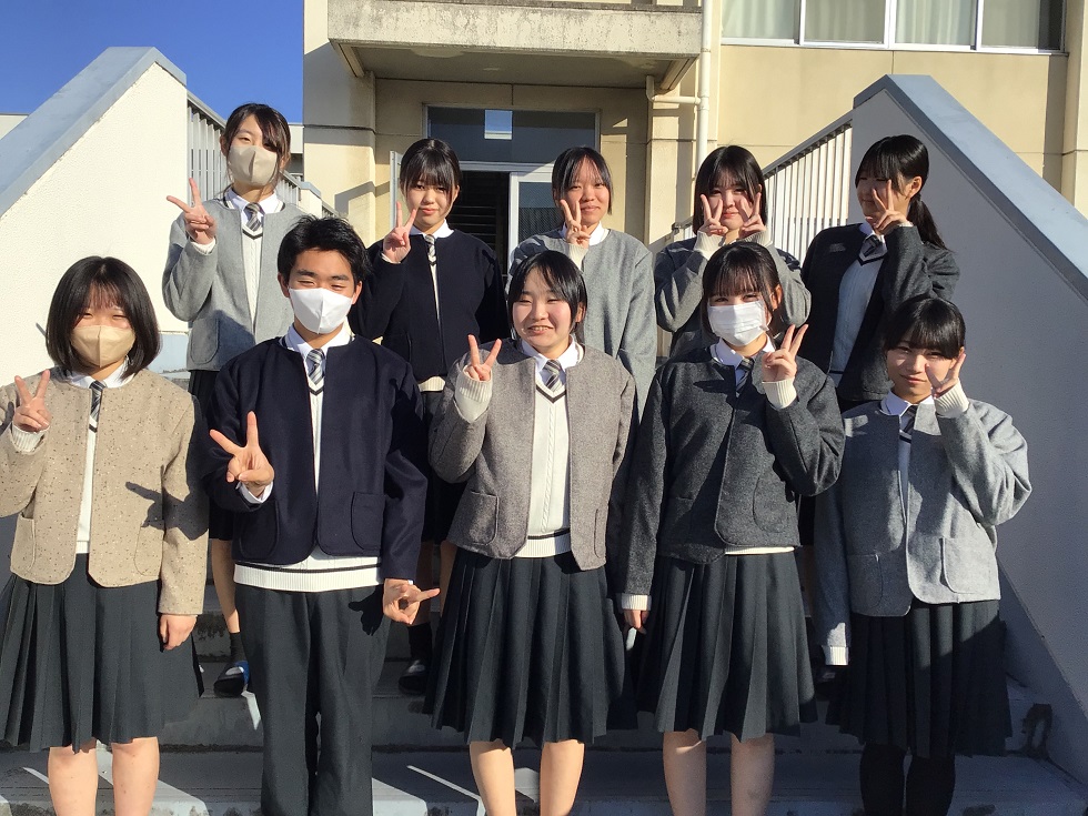 課題研究（被服研究）1年間頑張りました！