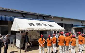 農業科×ヤンマーeスター～コンポスター稼働実験開始～