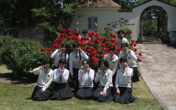 造園デザイン科３年生がバラ園見学に行きました！