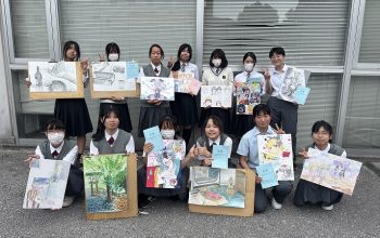 【美術部】令和８年度高校生美術コンクールに参加しました！
