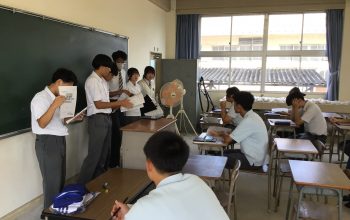 農業科３年×動物調べ学習～ふれあい動物交流に向けて着々と準備中～